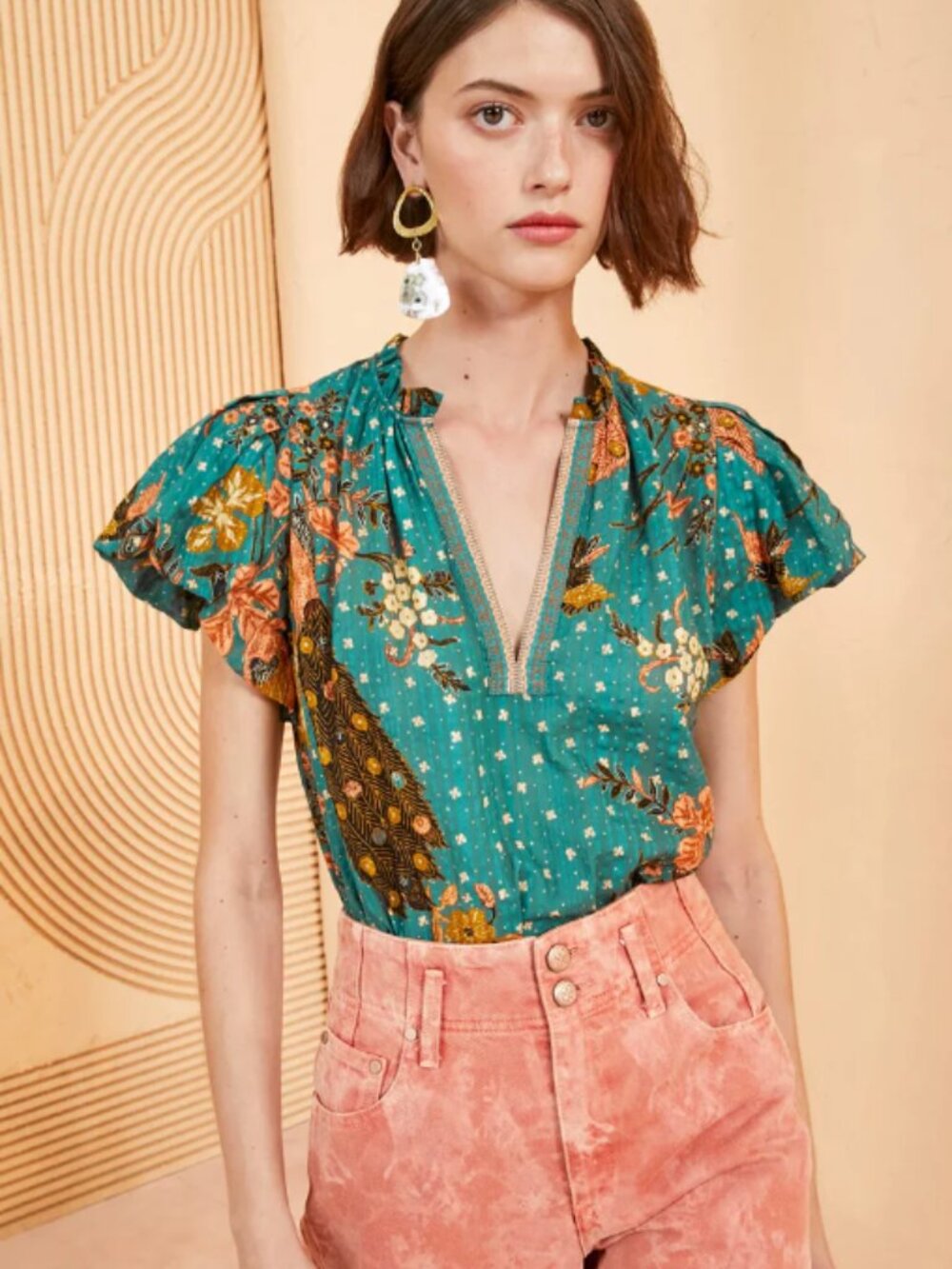 Ulla Johnson - Kai Top in Hummingbird sz 8